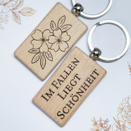 Schlüsselanhänger aus Holz 💫