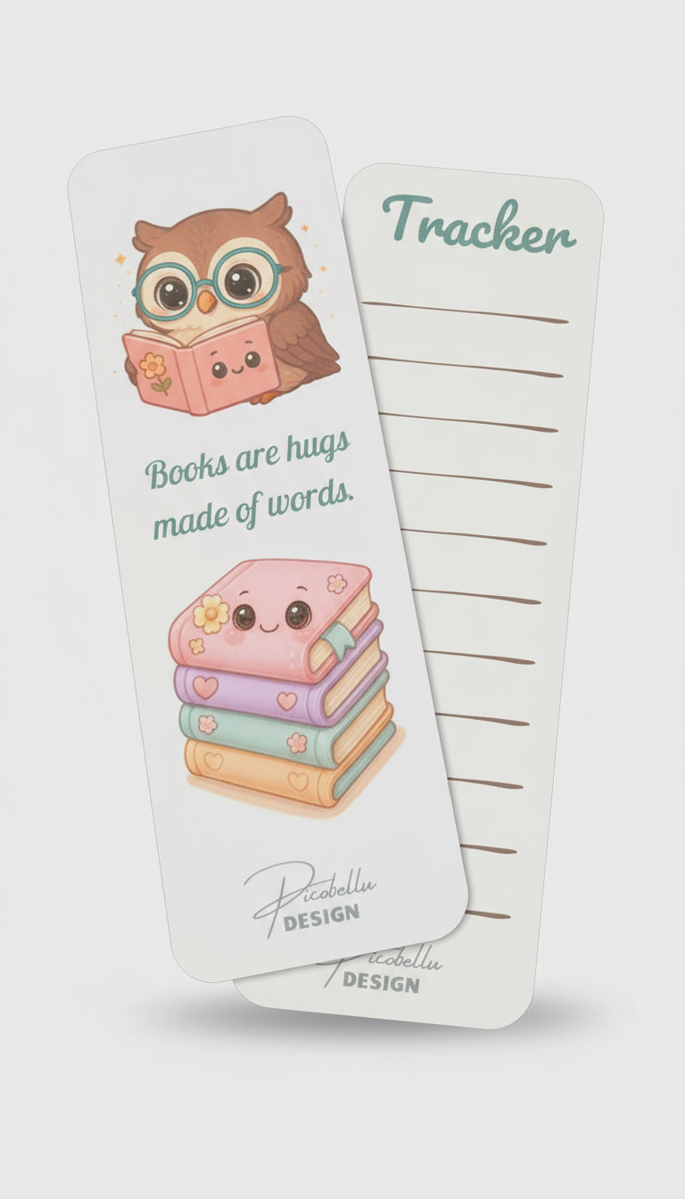 🔖 Lesezeichen / XXL-Lesezeichen mit Tracker