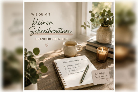 📝Wie du mit kleinen Schreibroutinen drangeblieben bist