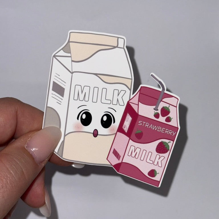 XXL-Sticker – Kawaii & ästhetisch für Laptop, Trinkflasche & Journal ✨