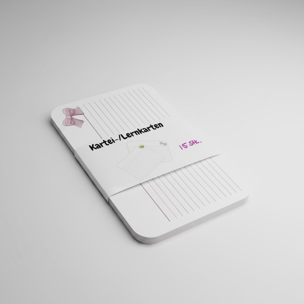 📑 Kartei- / Lernkarten A6