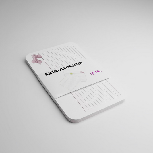 📑 Kartei- / Lernkarten A6