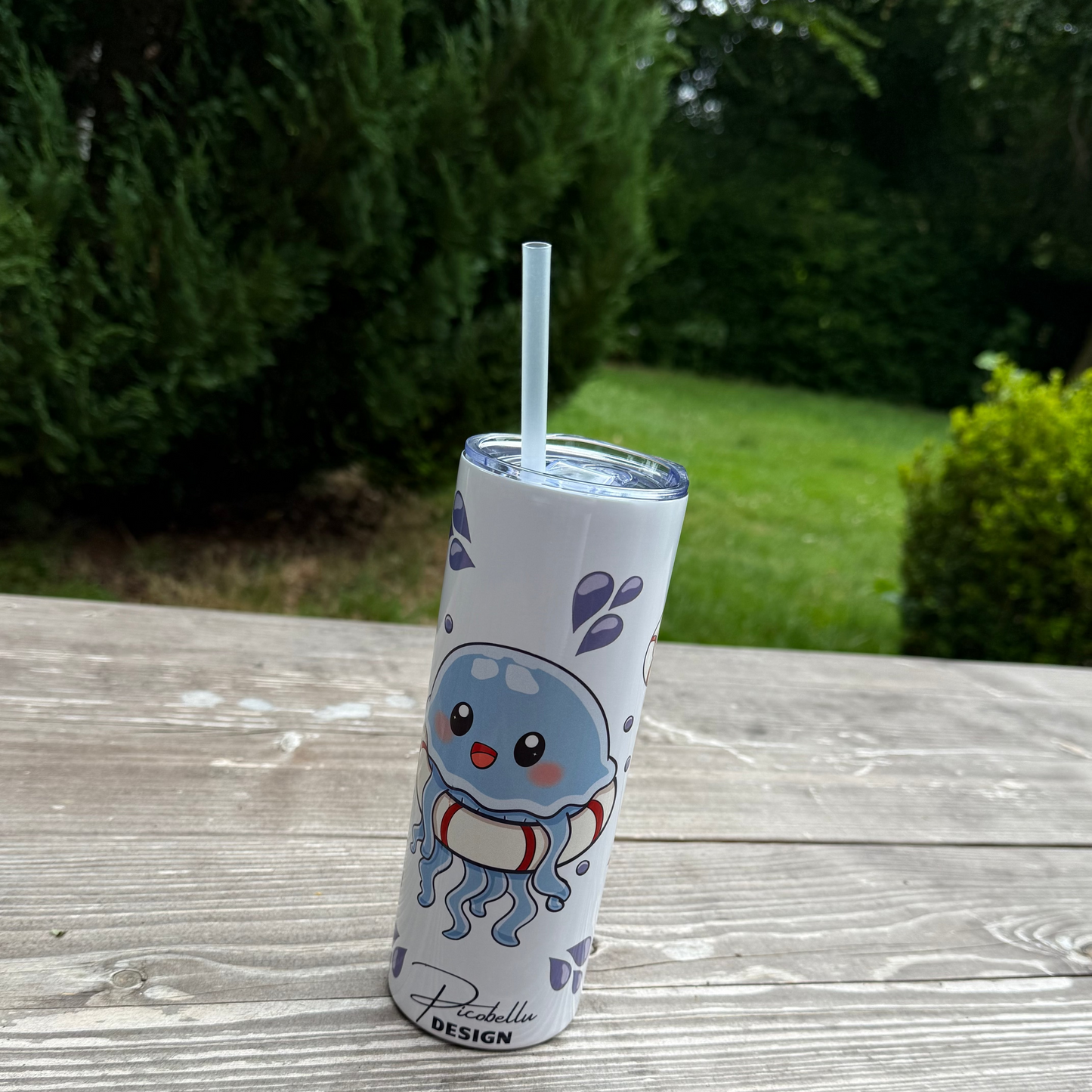 Niedlicher Tumbler mit Trinkhalm – stylischer Becher für Alltag & unterwegs