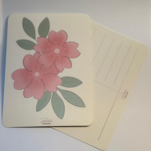 Postkarte Sakura Blossom – Hochwertige Grußkarte aus Fotokarton