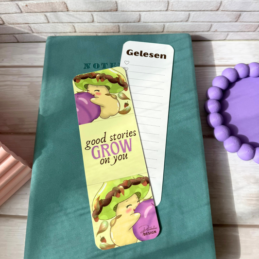 Lesezeichen 15x5cm – Soft Touch & Tracker