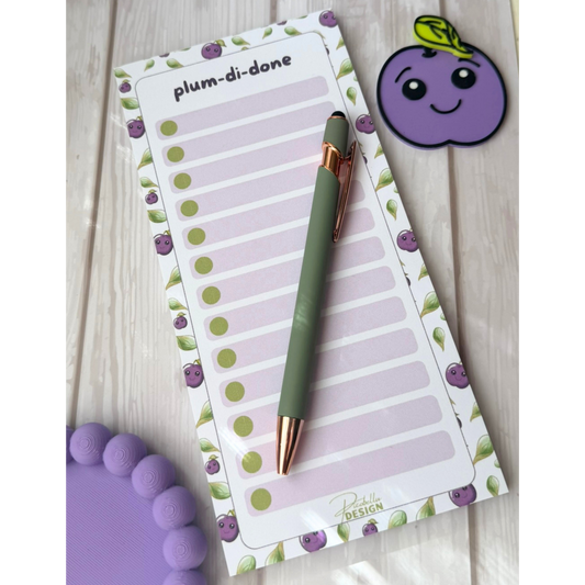 Notizblock "Plum Di Done" – Plum & Paper
